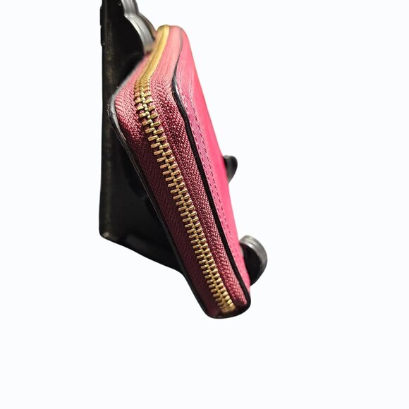 Kate Spade New York Hazel Court Bow Lacey Leather Zip Around Wallet, Merlot EUC - Picture 15 of 15